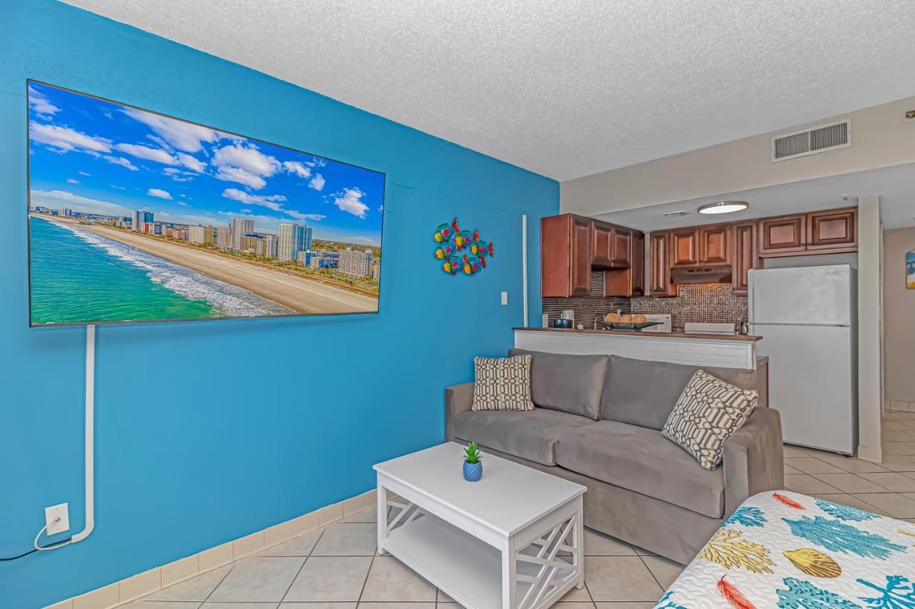 Ocean Front Studio With Panoramic Views! Palace Resort 1001 マートルビーチ エクステリア 写真