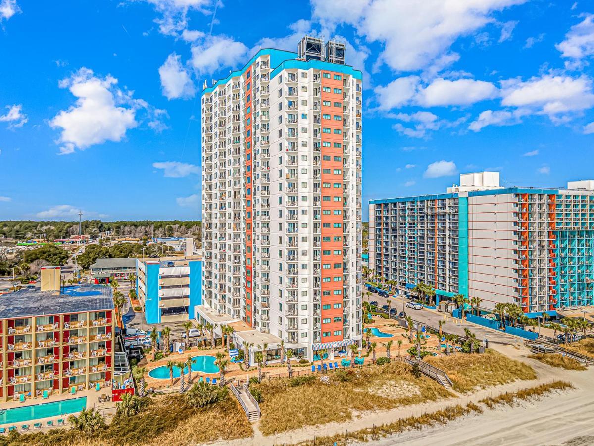 Ocean Front Studio With Panoramic Views! Palace Resort 1001 マートルビーチ エクステリア 写真
