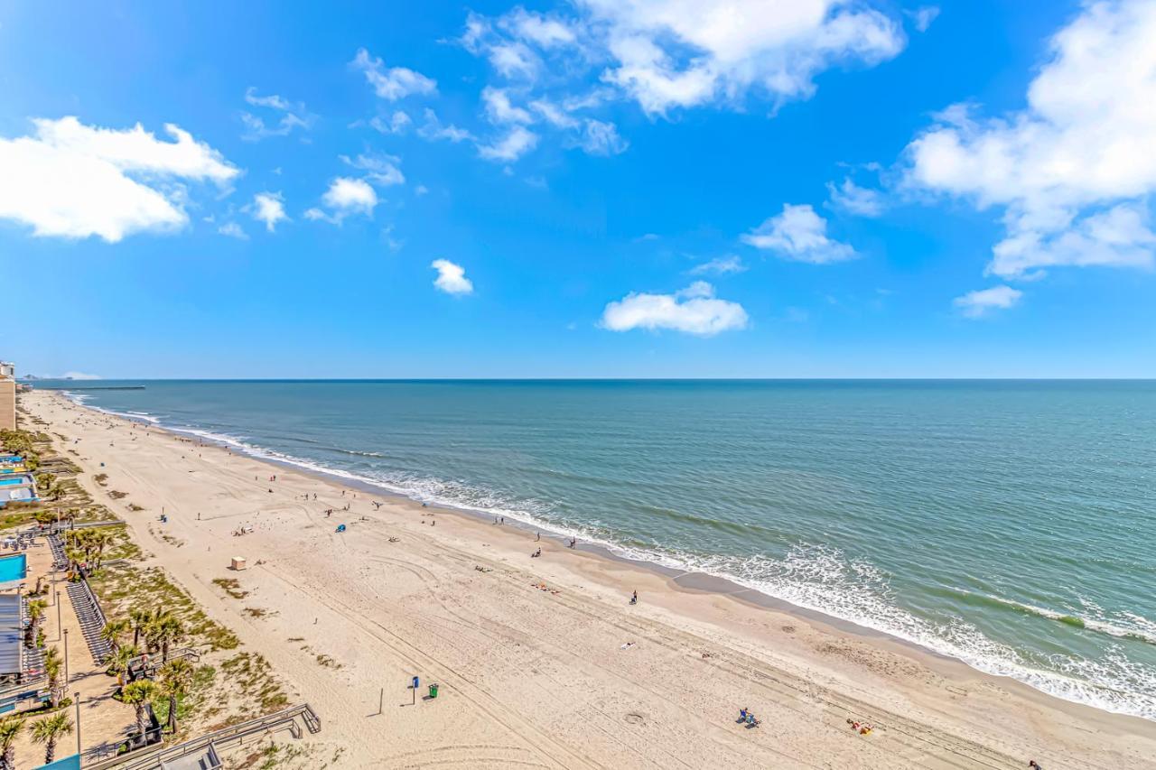 Ocean Front Studio With Panoramic Views! Palace Resort 1001 マートルビーチ エクステリア 写真