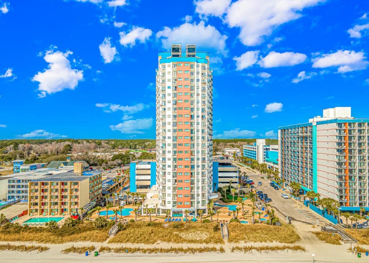 Ocean Front Studio With Panoramic Views! Palace Resort 1001 マートルビーチ エクステリア 写真